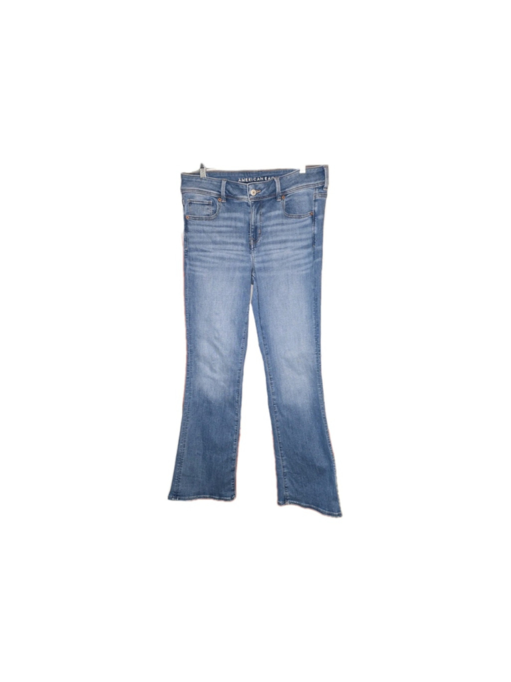 American Eagle Kick Boot Jeans Womens 10R Next Level Stretch Light Wash
